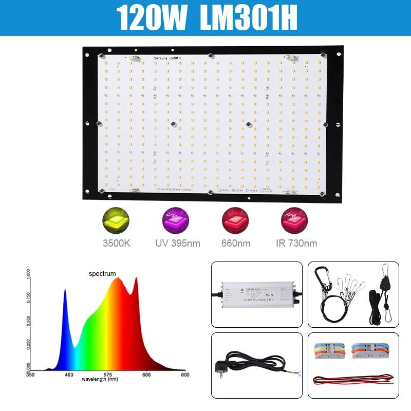  LED , Ǯ Ʈ DIY LED  ,   UV IR LED Ĩ, Ｚ lm301h, 120W, 3000K, 3500K, 4000K